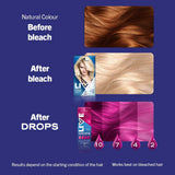 Schwarzkopf Petal Pink temporary hair dye drops 30ml (British brand)
