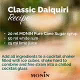 Monin Pure Cane Sugar syrup 250ml - British product