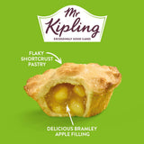 Mr Kipling Bramley apple pies, 6 pack, imported from the UK