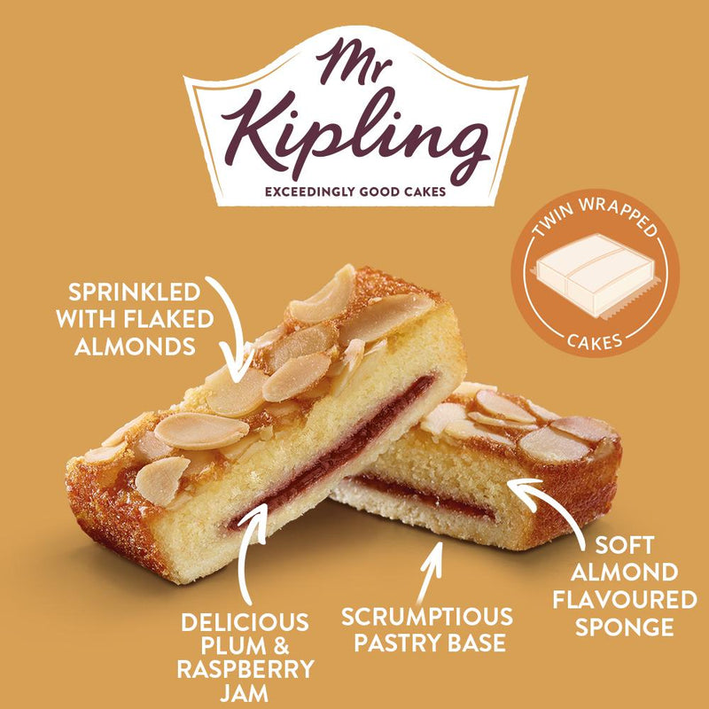 Mr Kipling almond cake slices 6-pack (British brand)