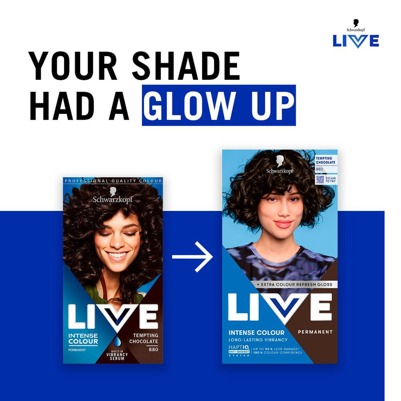 Schwarzkopf Tempting Chocolate permanent hair dye, UK version