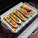 Linkfair Stainless Steel BBQ Baskets 2 piece