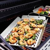 Linkfair Stainless Steel BBQ Baskets 2 piece
