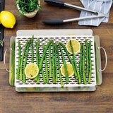 Linkfair Stainless Steel BBQ Baskets 2 piece