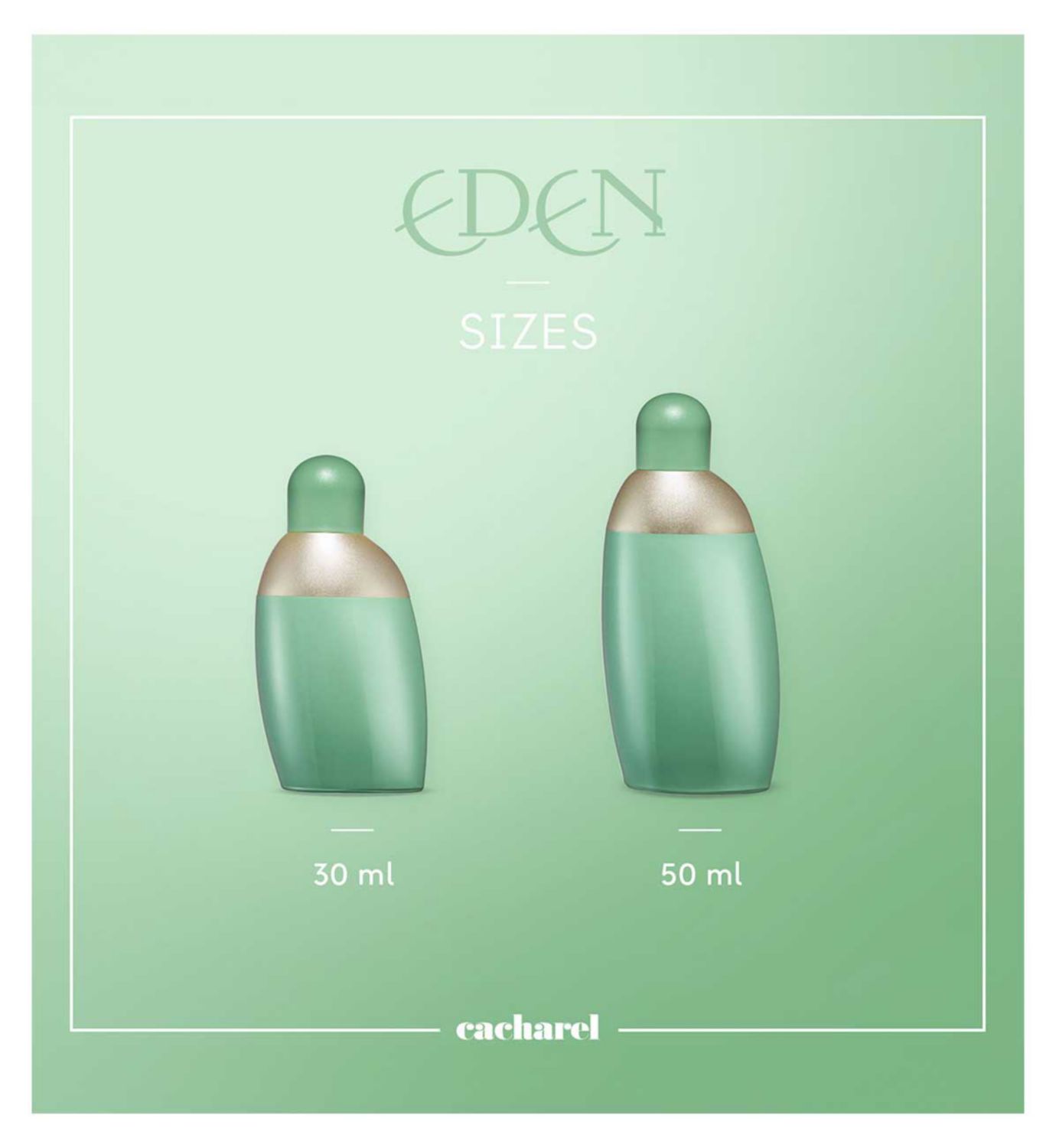 Cacharel Eden parfymespray 50ml - britisk produkt