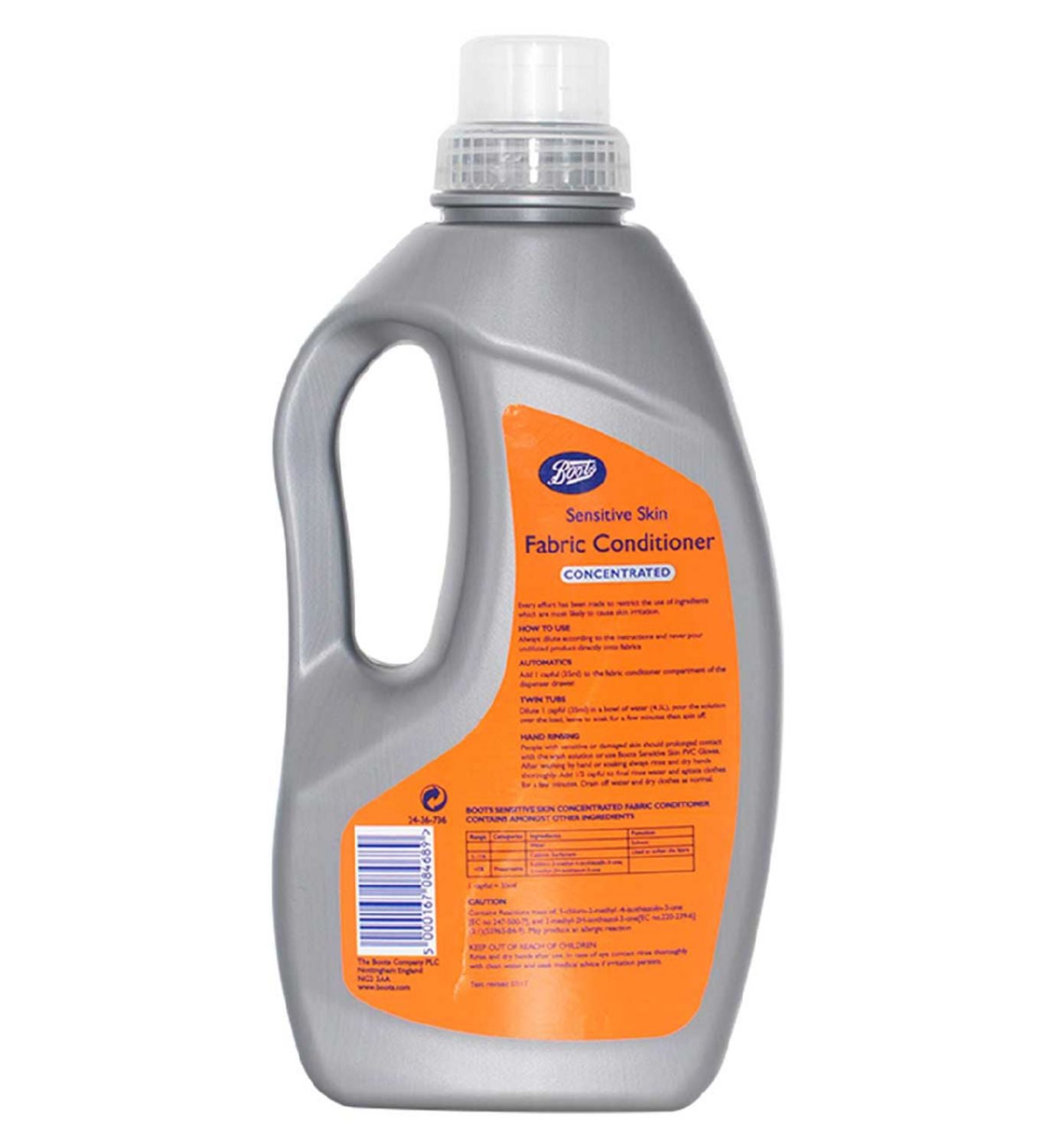 Boots sensitive skin fabric conditioner 28 washes - British product