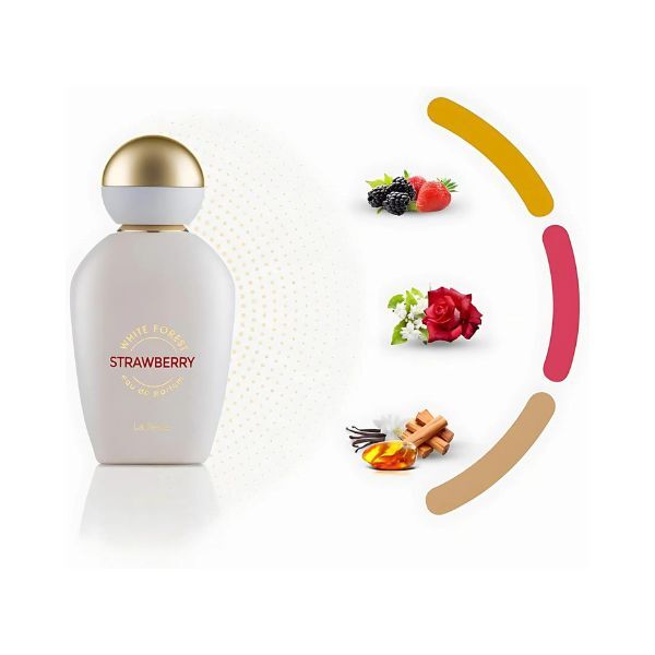 Khadlaj La Fede White Forest Strawberry perfume 100ml - British product