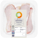 Ocado Organic Free Range Chicken Drumsticks   Typically: 475g GOODS M&S   