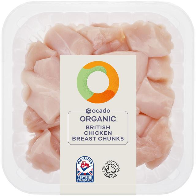 Ocado Organic Free Range Chicken Breast Chunks   350g