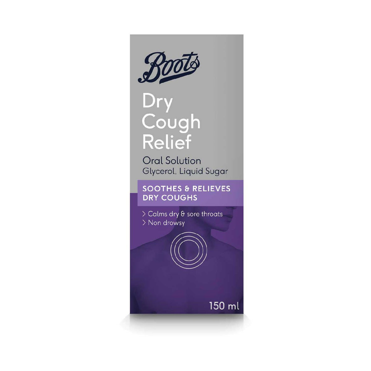 Boots Dry Cough Relief Oral Solution 150ml - British product