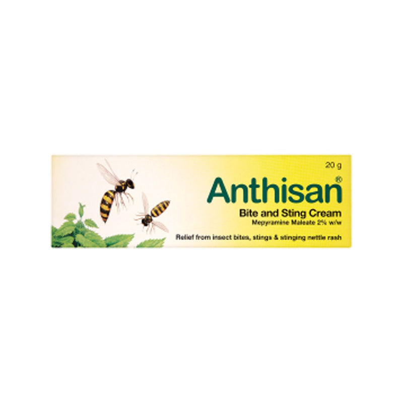 Anthisan Insektenstich- und -bisscreme 20 g - Britisches Produkt