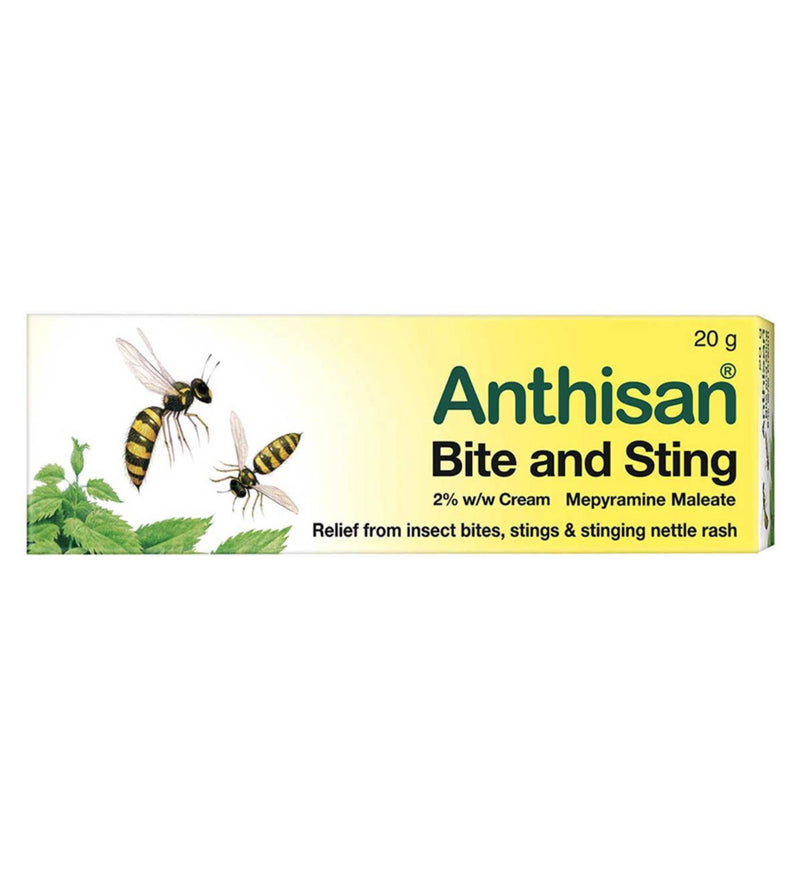 Anthisan Insektenstich- und -bisscreme 20 g - Britisches Produkt