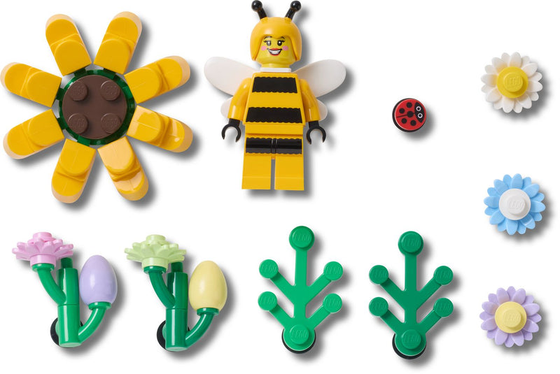 LEGO Sunshine Garden Jibbitz charms 10 Pack, imported from the UK