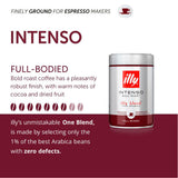 Illy espresso dark roast ground coffee 250g - British product