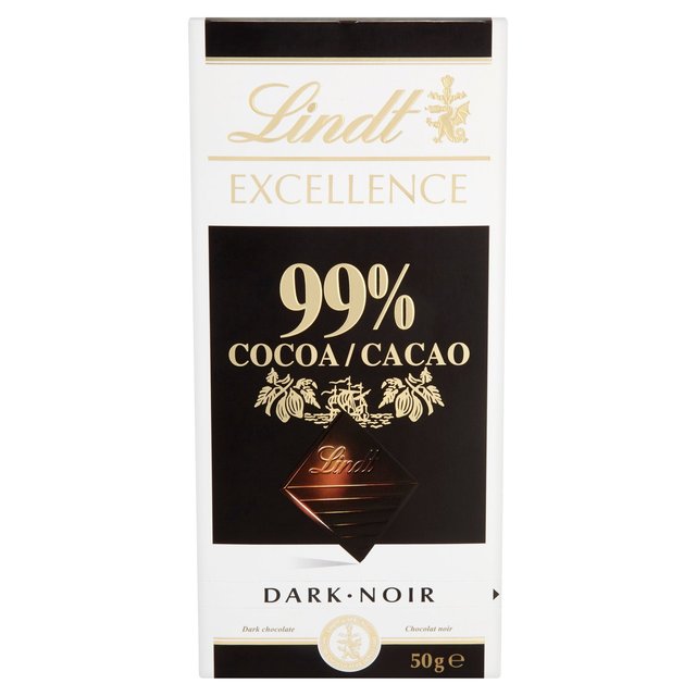 Lindt Excellence 99% Bar   50g GOODS M&S   