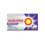 Nurofen migraine pain relief 342mg caplets 12 pack, UK version