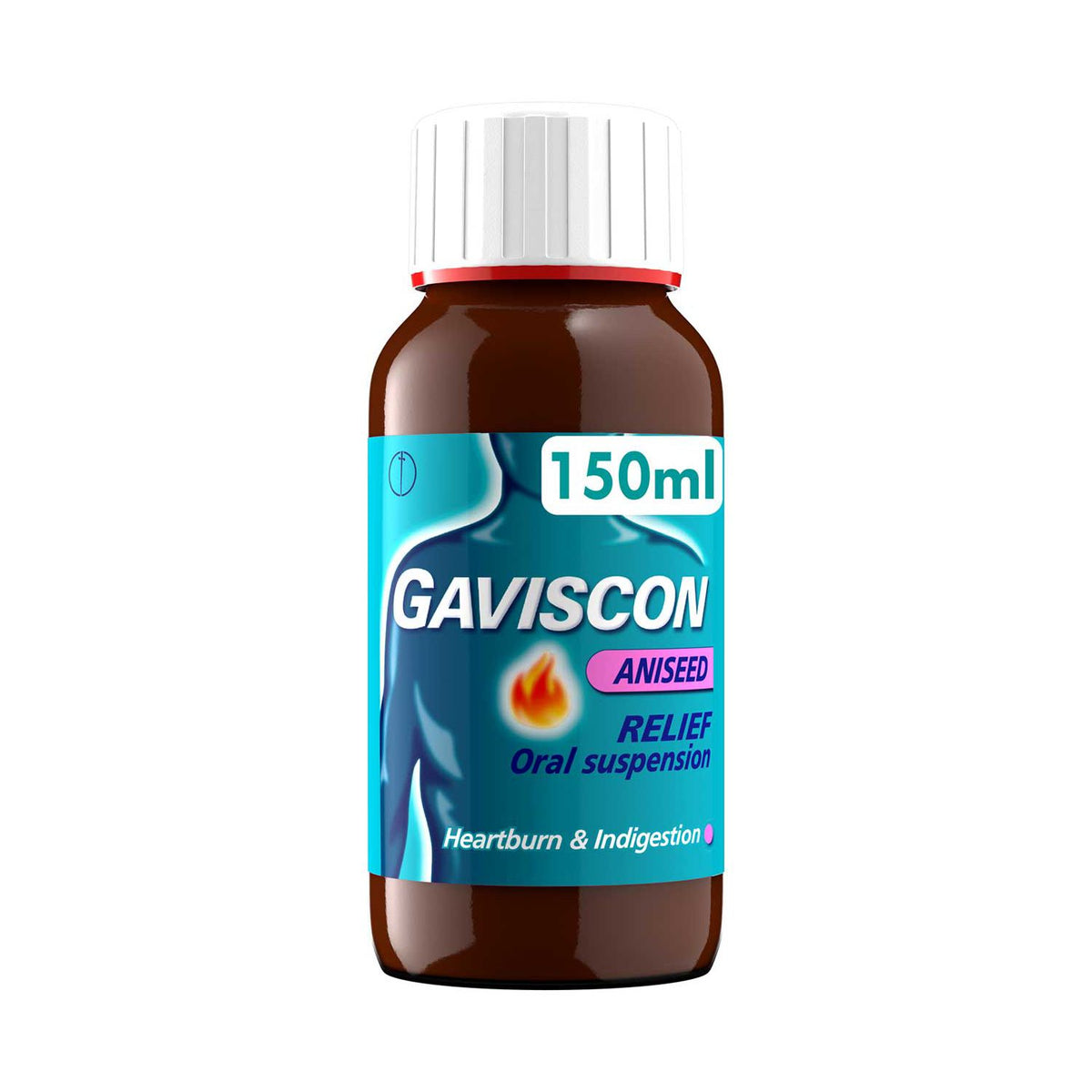 Gaviscon liquid heartburn relief aniseed flavour 150ml, UK version