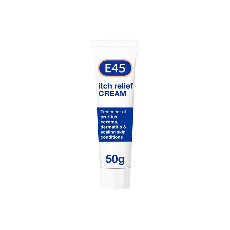 E45 itch relief cream 50g, imported from the UK