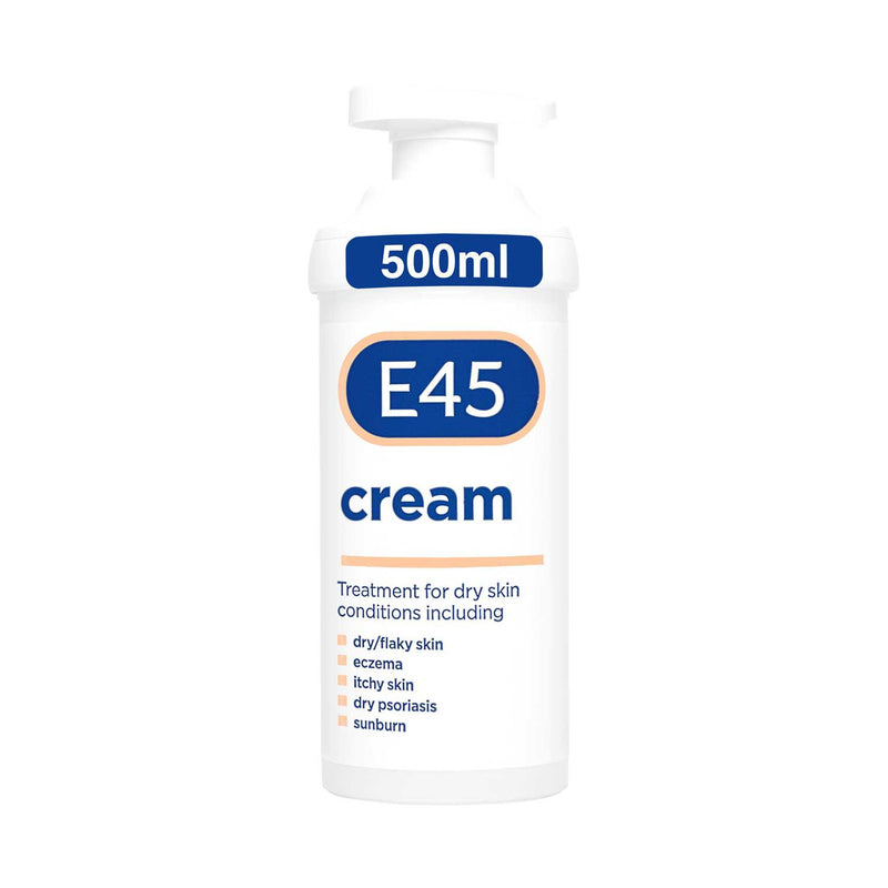 E45 cream 500g for dry skin, imported from the UK