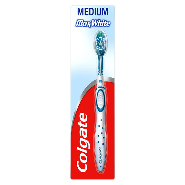 Medium Bristle Manual Whitening Toothbrush with Polishing Star
