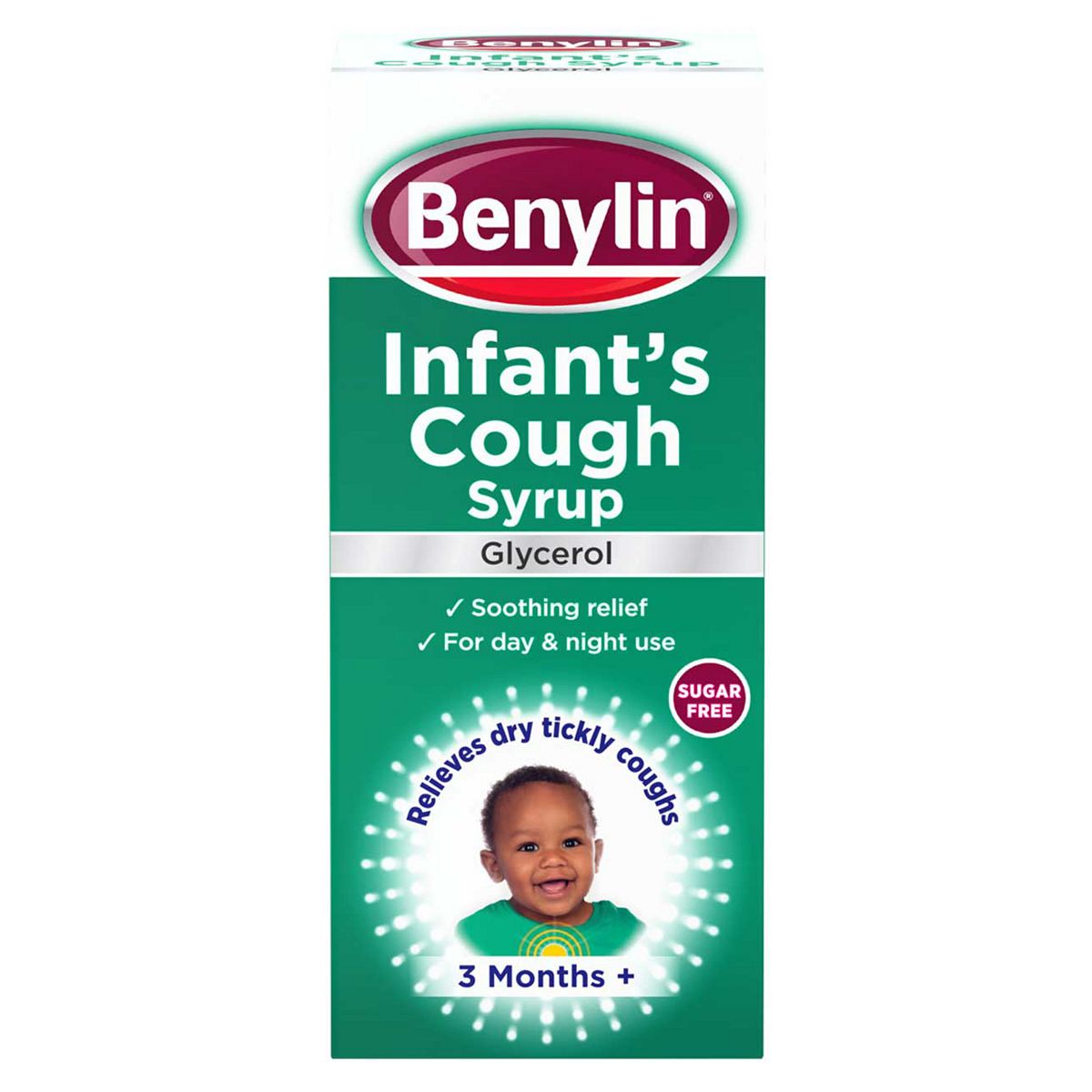 Benylin Children's Apple Flavour Cough Syrup 3+ Months (125ml) GOODS Boots   