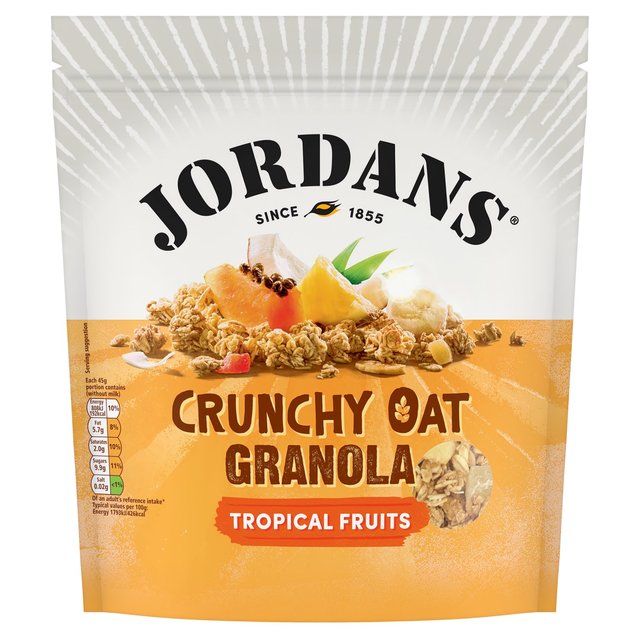 Jordans Crunchy Oat Granola Tropical Fruits Breakfast Cereal   750g