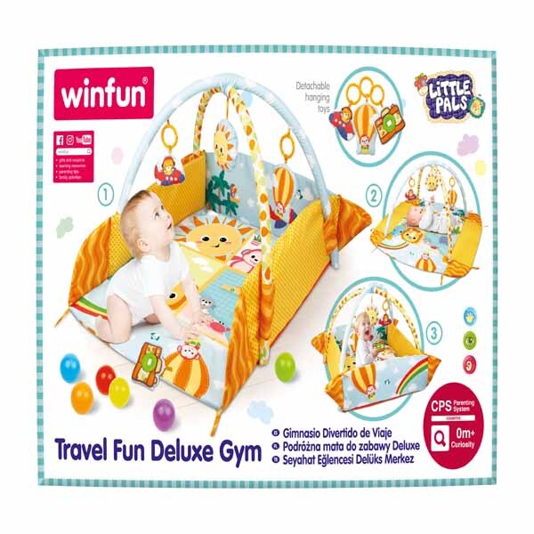 Winfun Travel Fun Deluxe Gym baby play mat - British product