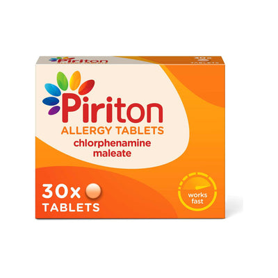 Boots Piriton Antihistamine Allergy Relief Tablets - Pack of 30- Buy online at McGrocer
