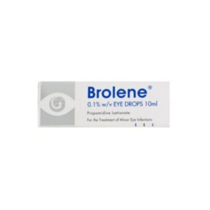 Brolene Augentropfen 10 ml zur Behandlung leichter Infektionen – Britisches Produkt