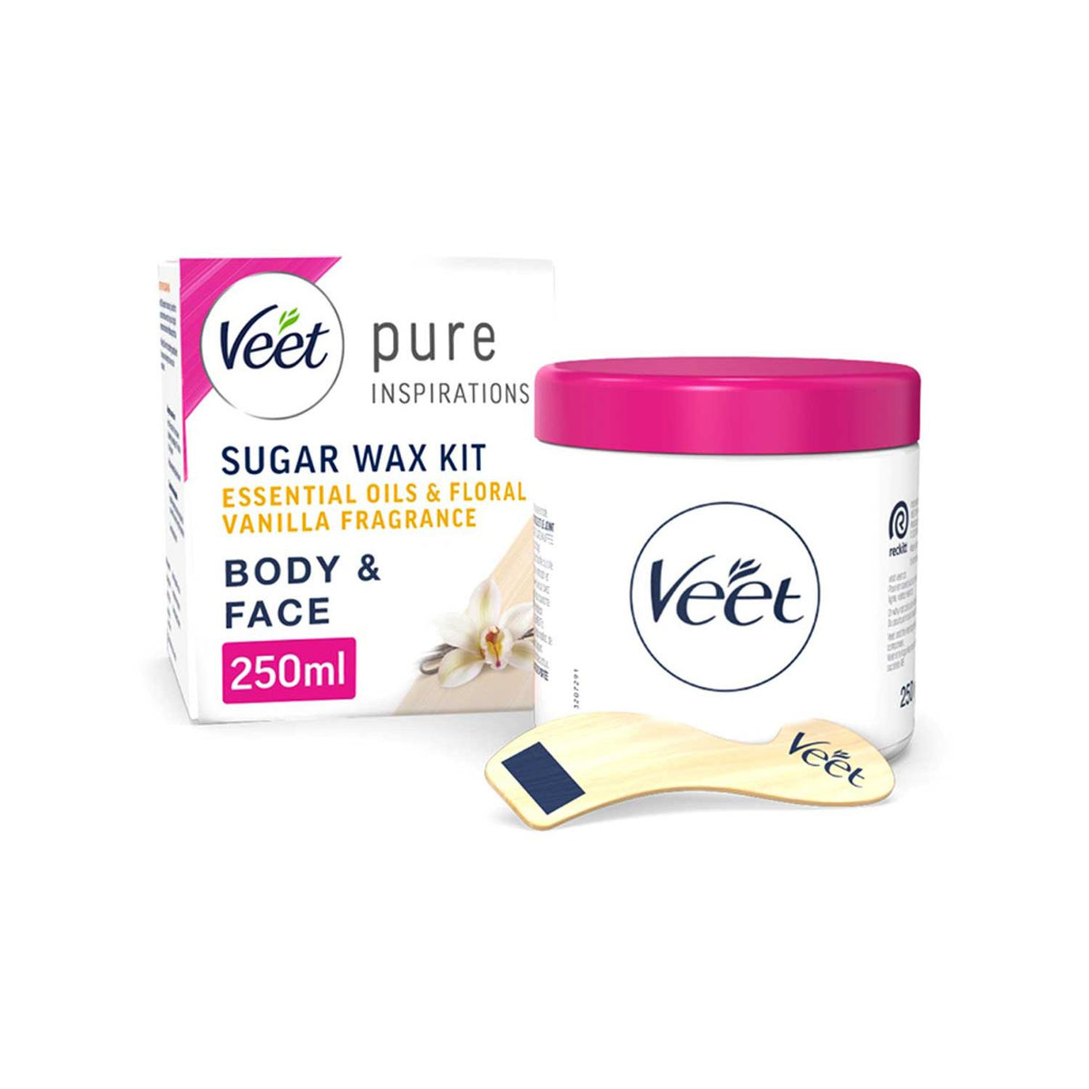 Veet hot wax floral vanilla 250ml - British product