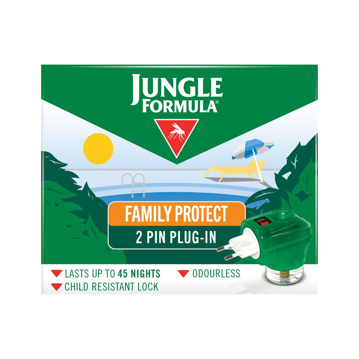 Jungle Formula Mosquito Repellent Plug-In 35ml, UK version