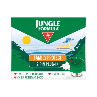 Boots Jungle Formula Family Protect Plug-In Mosquito Repellent 35ml- Buy online at McGrocer