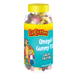 L'il Critters Omega-3 Gummy Fish Raspberry Lemonade supplement 180 pack, UK version