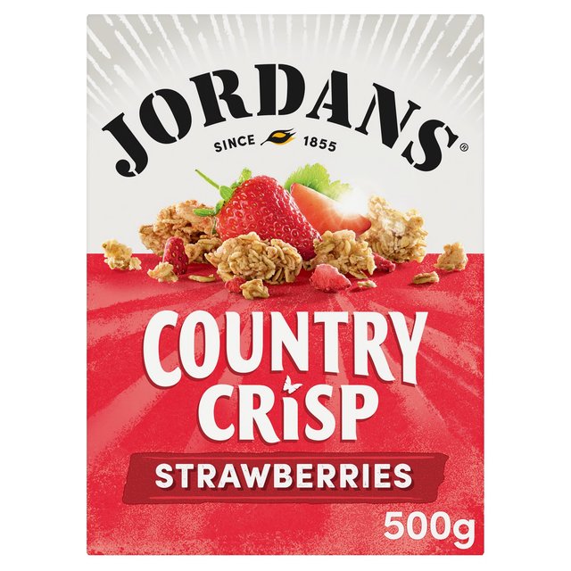 Jordans Country Crisp Sun-Ripe Strawberry Breakfast Cereal   500g GOODS M&S   