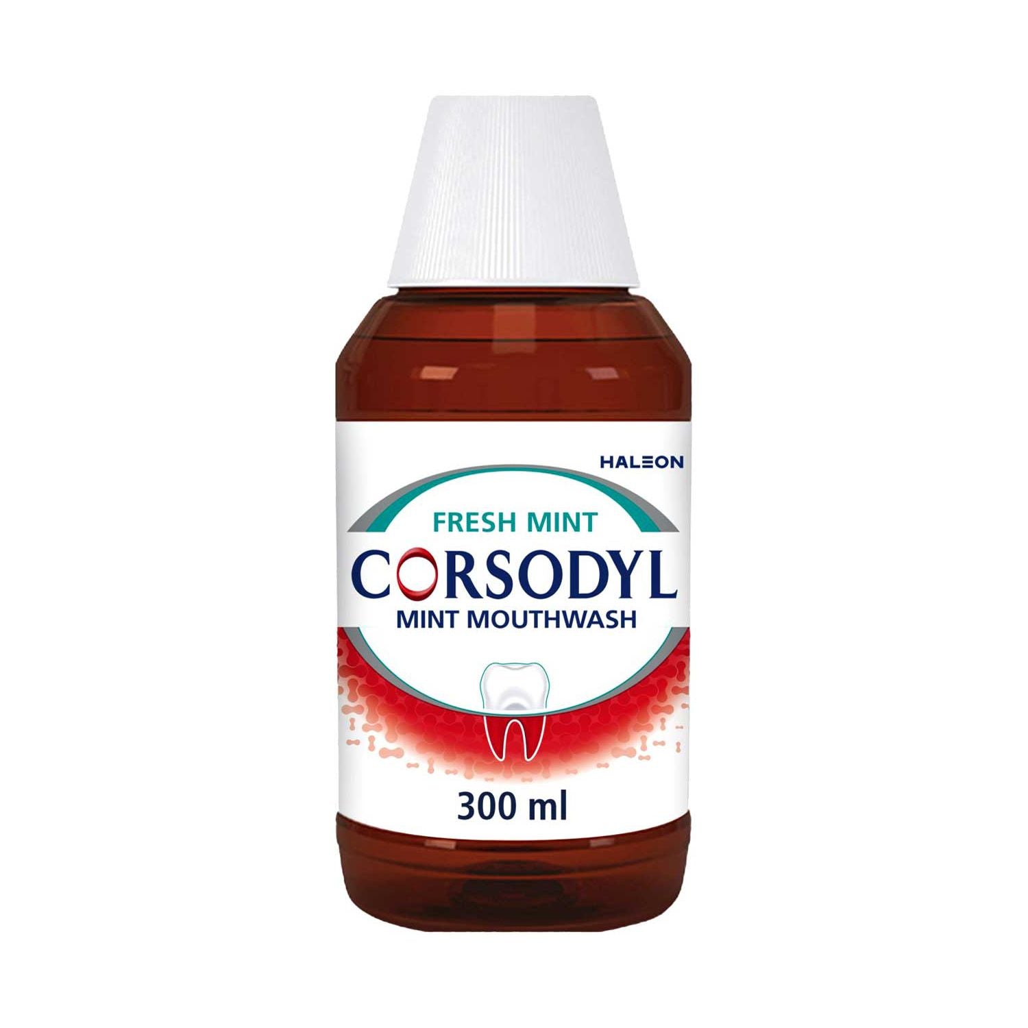 Corsodyl Antibacterial Mouthwash Fresh Mint 300ml - British product