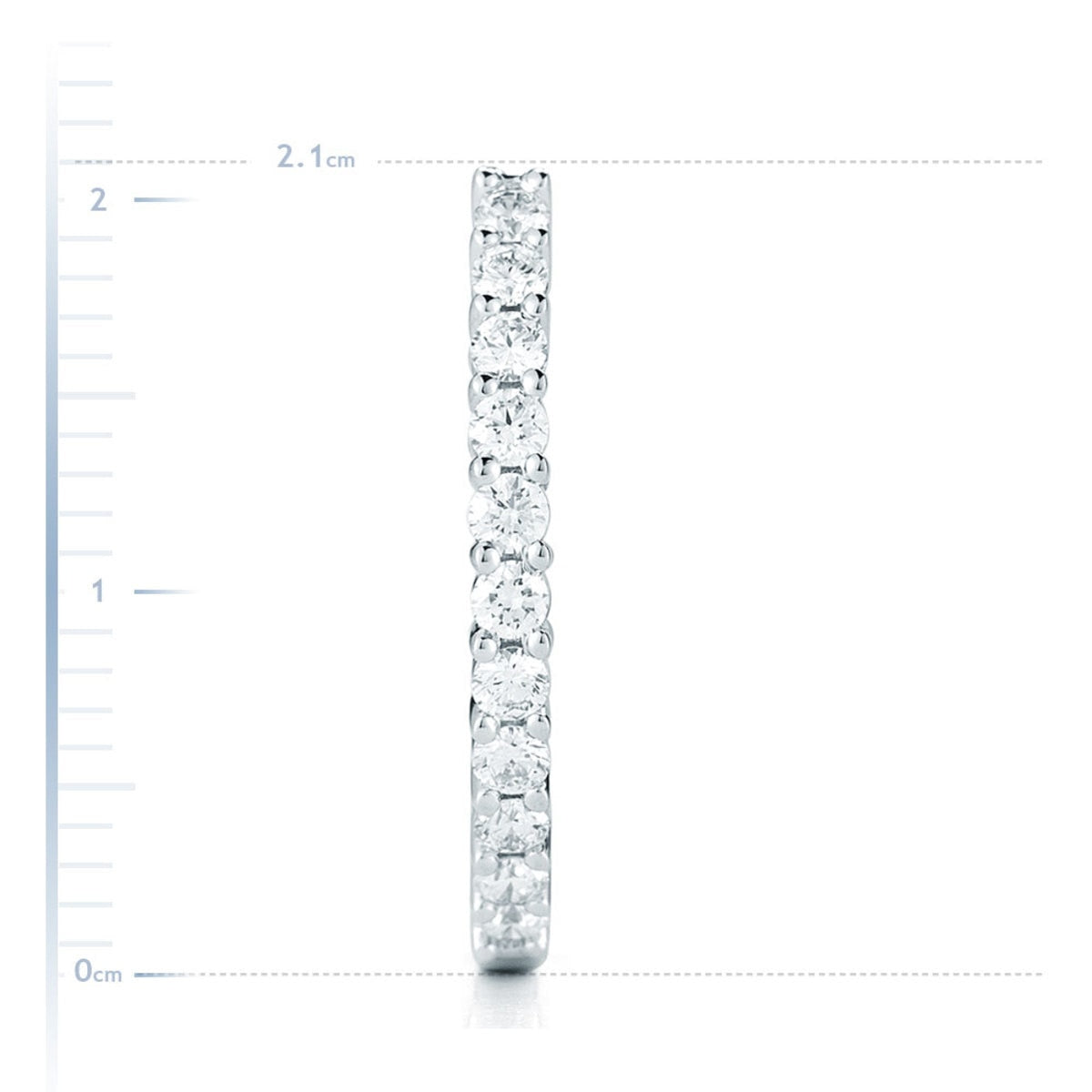 Costco round brilliant diamond earrings 2ctw white gold (British brand)