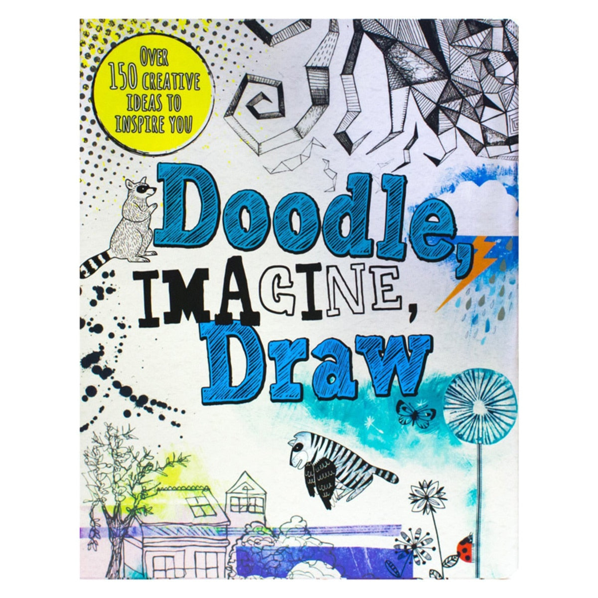 Doodle drawing books set of 2 paperback titles - British product