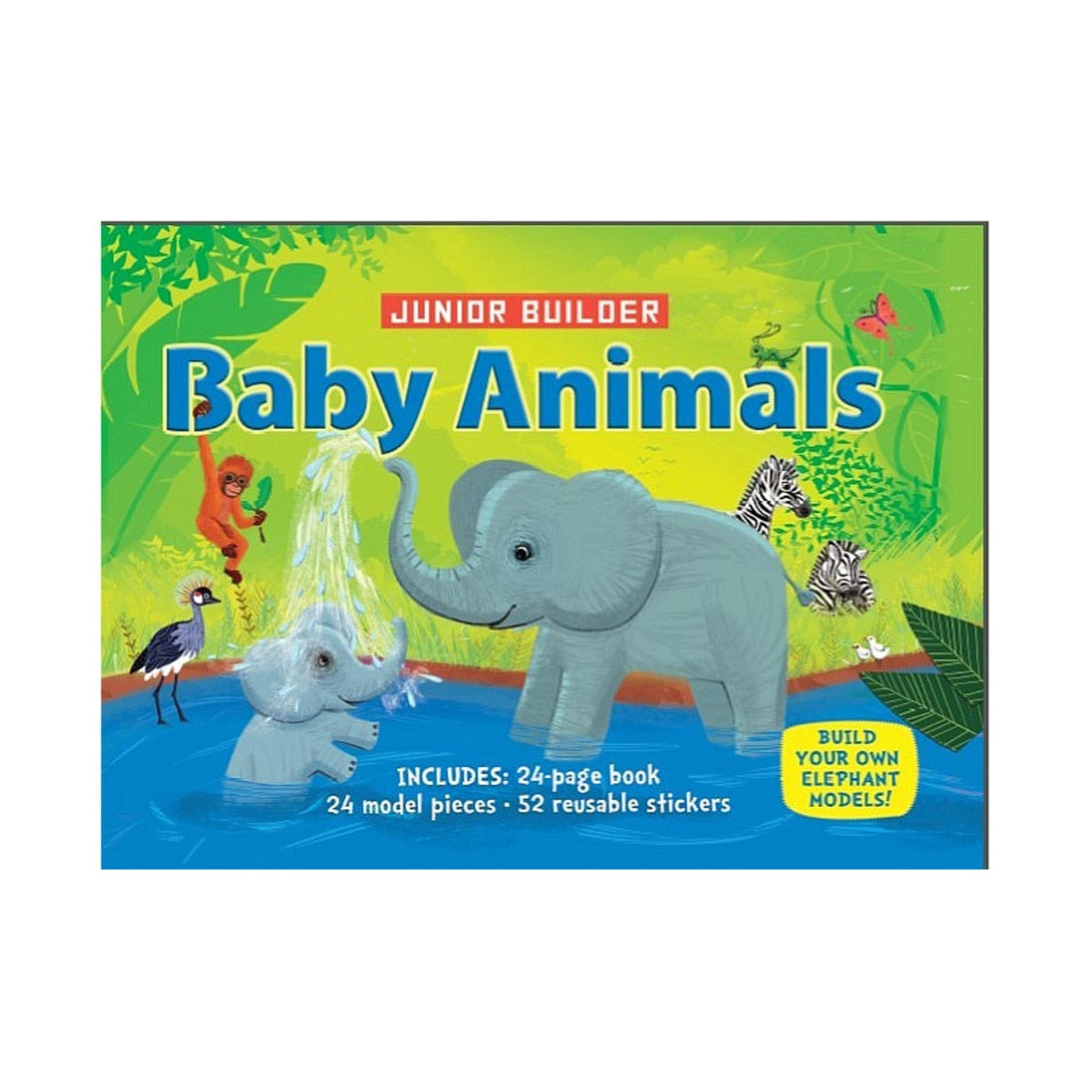 Junior Builder Kits activity kit with hardback book (British brand)