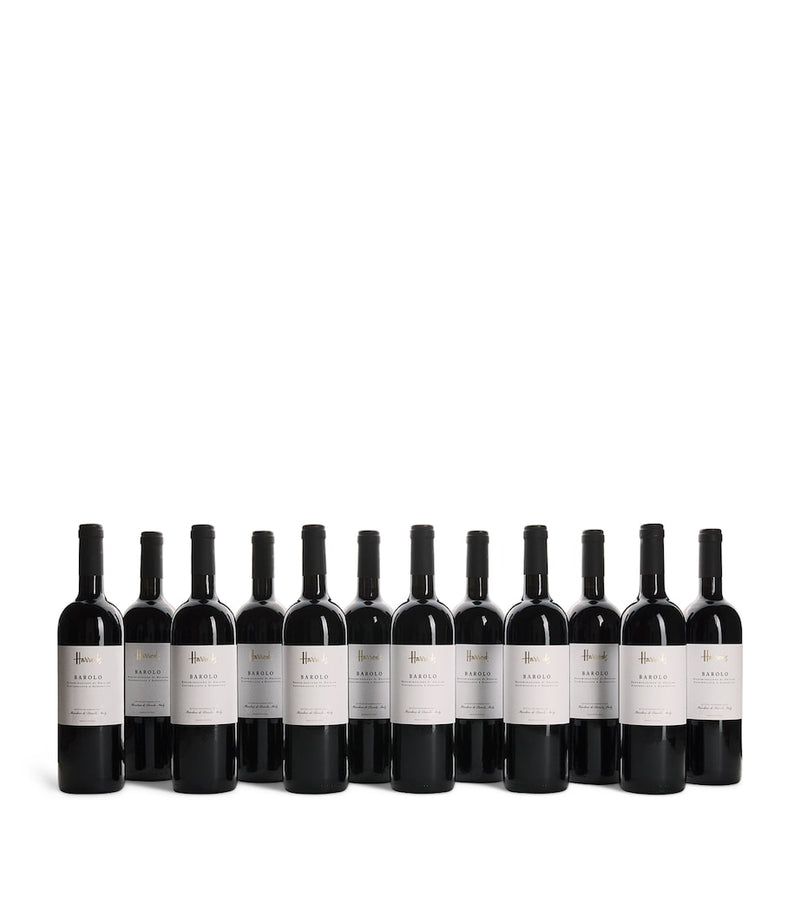 Harrods Barolo wine case Piedmont, Italy 12 bottles, UK version