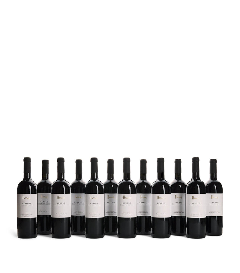 Harrods Barolo wine case Piedmont, Italy 12 bottles, UK version