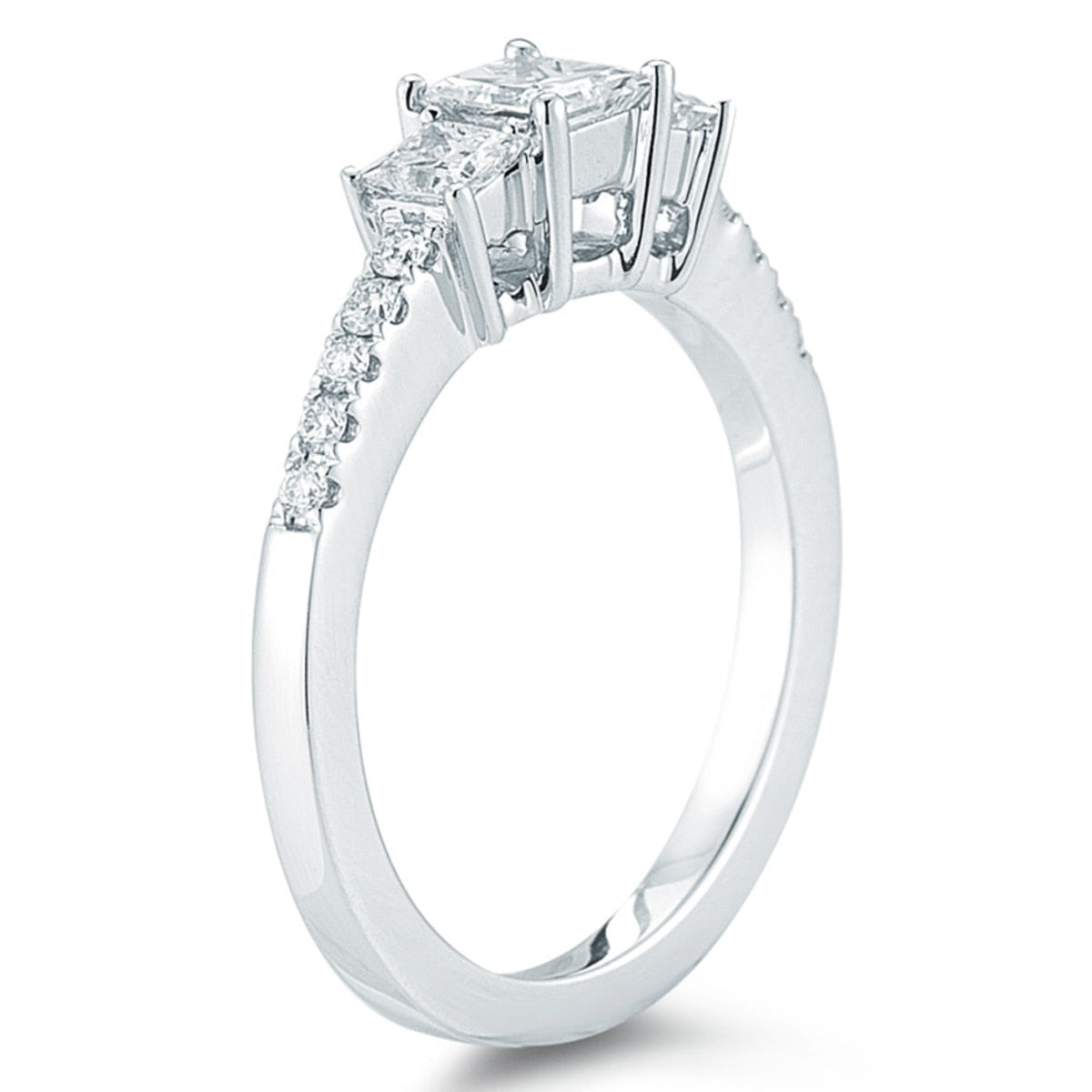 Costco diamond ring princess cut 1ctw size N, imported from the UK
