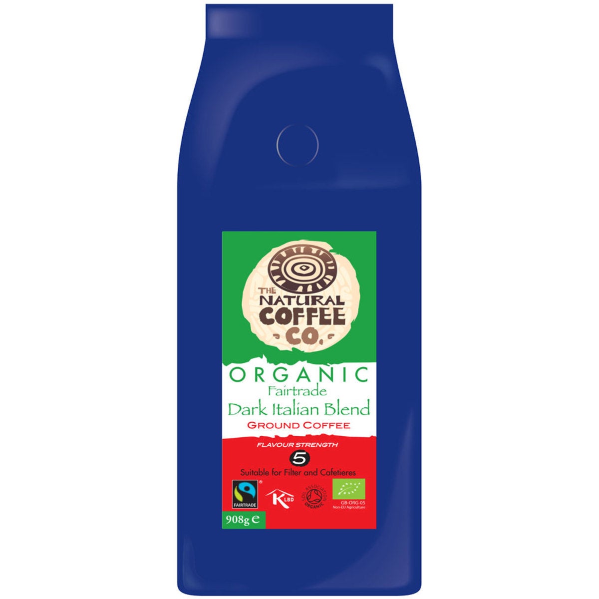 The Natural Coffee Co. Organic Dark Italian Blend Coffee 908g