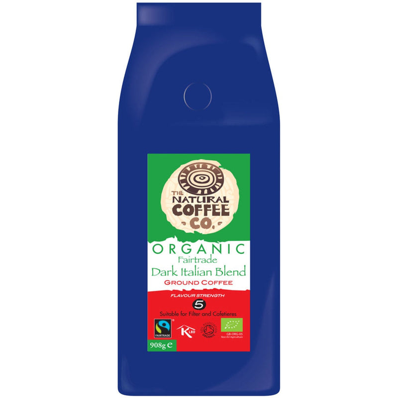 The Natural Coffee Co. Organic Dark Italian Blend Coffee 908g