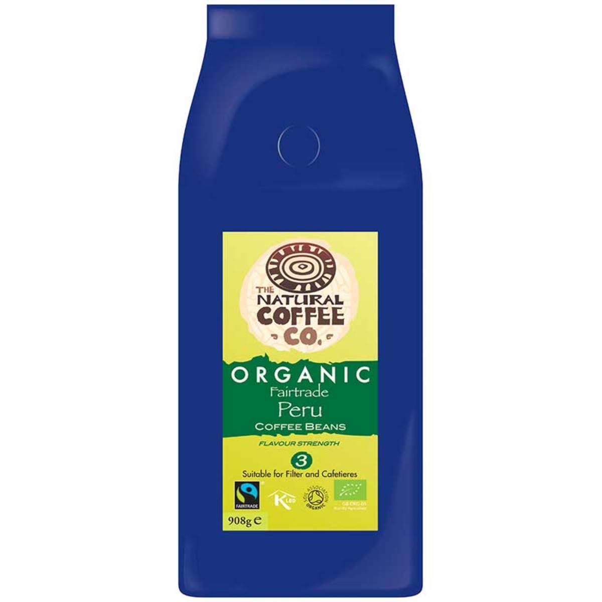 The Natural Coffee Co. Organic Peruvian Coffee 908g (British brand)