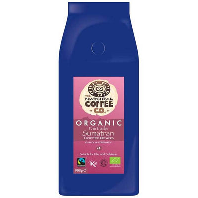 Costco UK The Natural Coffee Co Organic Sumatran Whole Bean Coffee 908g- Buy online at McGrocer