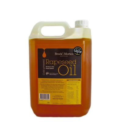Huile de colza vierge pressée à froid Brock Morten 5L