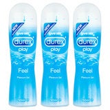 Durex Play Feel Lubricant 3 x 50ml - British product
