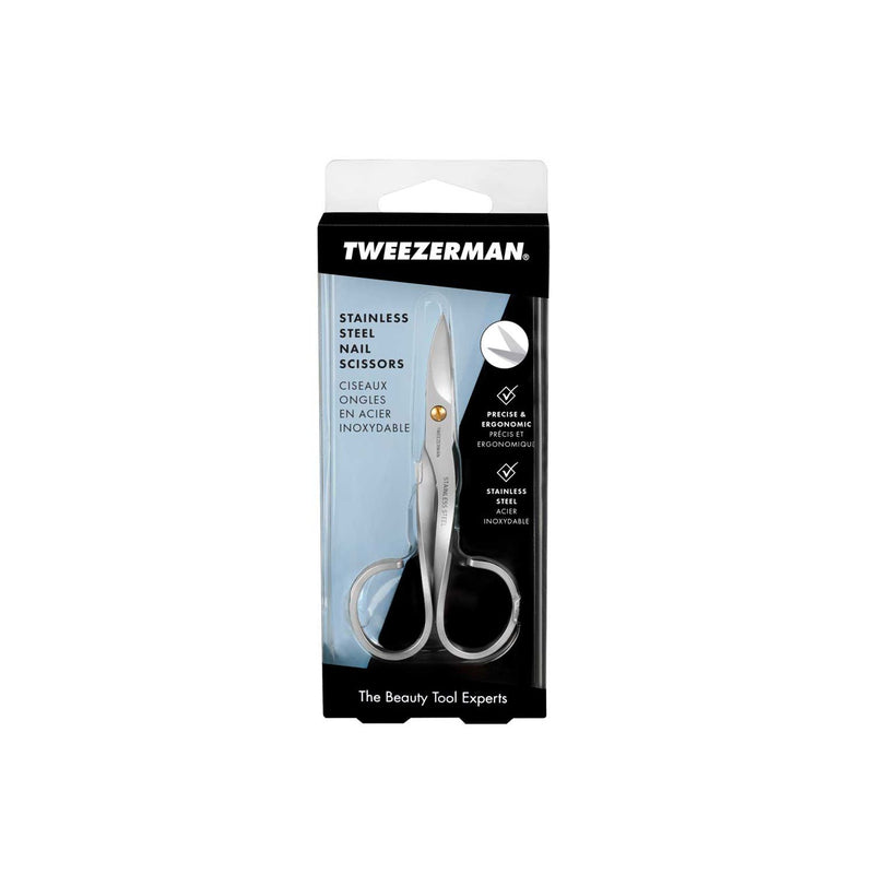 Tweezerman Deluxe Nail Scissors for professional manicure (British brand)