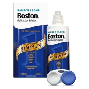 Bausch and Lomb Boston Simplus contact lens solution 120ml - British product