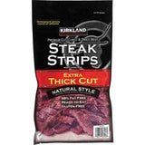 Kirkland Signature Extra Thick Cut Steak Strips 300g, UK version